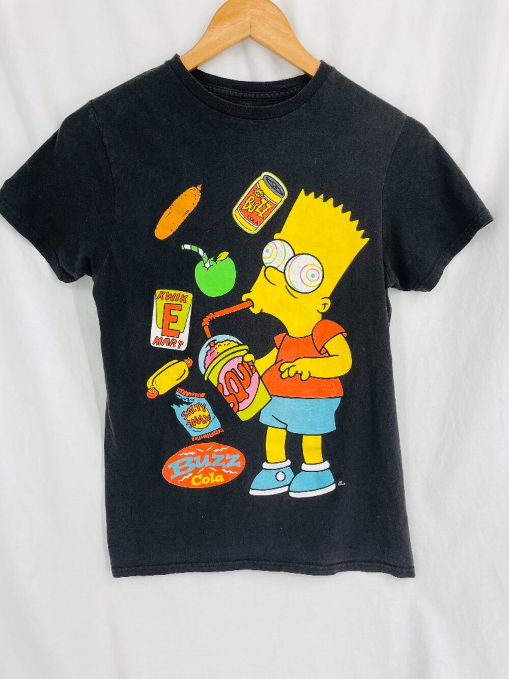 Bart Simpson T-Shirt Black Graphic Tee